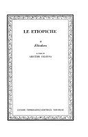 Copertina  Le etiopiche