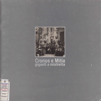 Copertina  Cronos e Mitia giganti a Mistretta