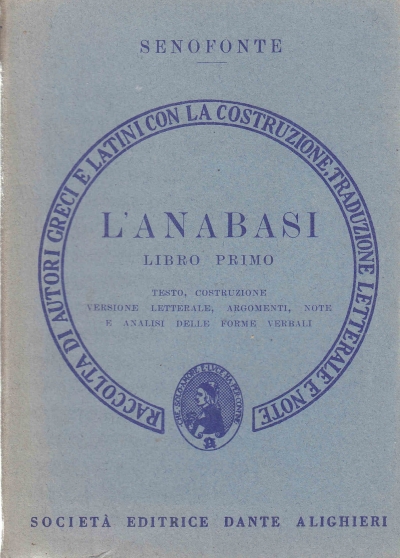 Copertina  Libro primo : testo, costruzione versione letterale, argomenti, note e analisi delle forme verbali