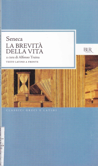Copertina  La brevità della vita